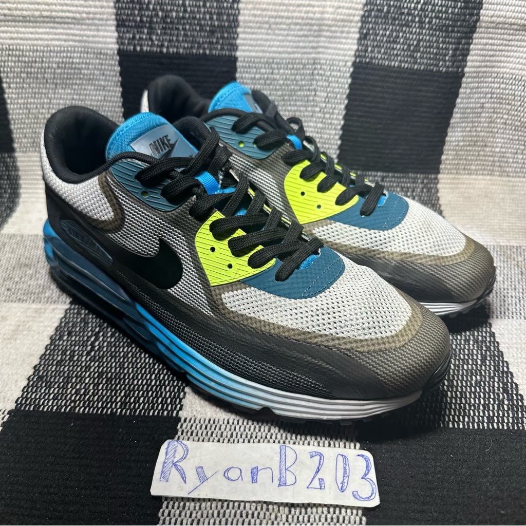 Nike Air Max Lunar 90 C3.0 Sneakers 631744 003 Black Running Men Shoes 11.5 Rare